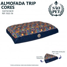 5022-58 - ALMOFADA TRIP CORES M 53X73X18 CM