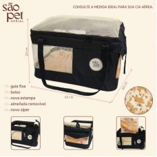 1503GL-1 - BOLSA AERIALPET-GL PT 43X32X24CM