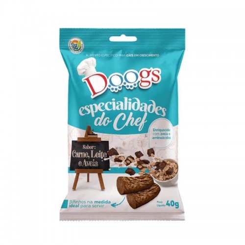 BIFINHO DOOGS CARNE LEITE FILHOTES 40G