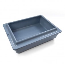 793-2 - BANDEJA HIG C/BORDA AZ 44,5X34X13 cm