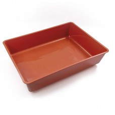 753-3 - BANDEJA S/BORDA TERRACOTA 44,5X33X9,5 CM