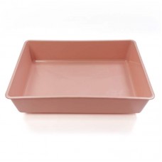 753-4 - BANDEJA S/BORDA ROSE 44,5X33X9,5 CM