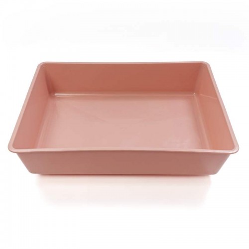 BANDEJA S/BORDA ROSE 44,5X33X9,5 CM