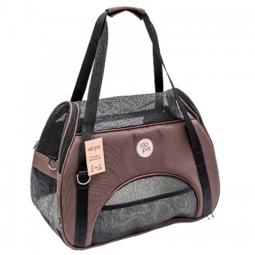 Bolsa Atenas - N.º 2 - Nylon 600 - Marrom - 48X25X36 cm