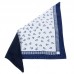 Bandana Âncora - M - Azul - 49X25 cm