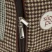 Bolsa Pied de Poule - Marrom - 45x26x30 cm