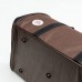 Bolsa redonda - N.º 2 - Nylon 600 - Marrom - 45X26X30 cm