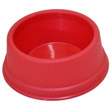 201-53 - Comedouro filhote pequeno - Perolizado - Vermelho - 300 ml