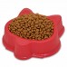 Comedouro Cat para gatos - Perolizado - Vermelho - 160 ml