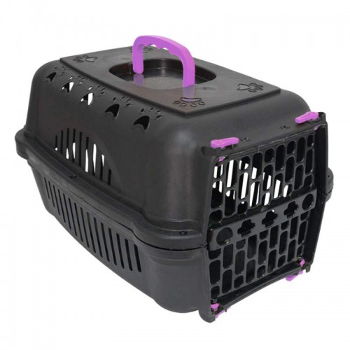 CAIXA TRANSP 2 BLACK ROSA 48X35X31 CM