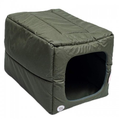 Cama Túnel - nylon 600 - M - verde - 50X33X33 cm