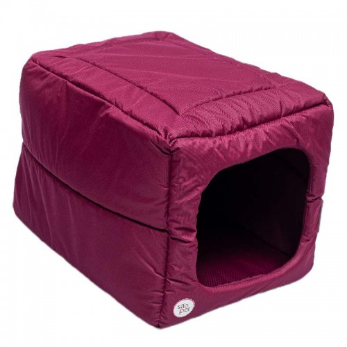 Cama Túnel - nylon 600 - M - vermelho - 50X33X33 cm