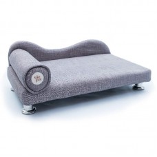 1531-11 - Divã Luxo - Cinza - 43X71X25 cm