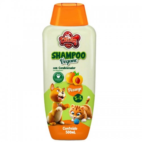 SHAMPOO VEGANO 5X1 PESSEGO 500 ML